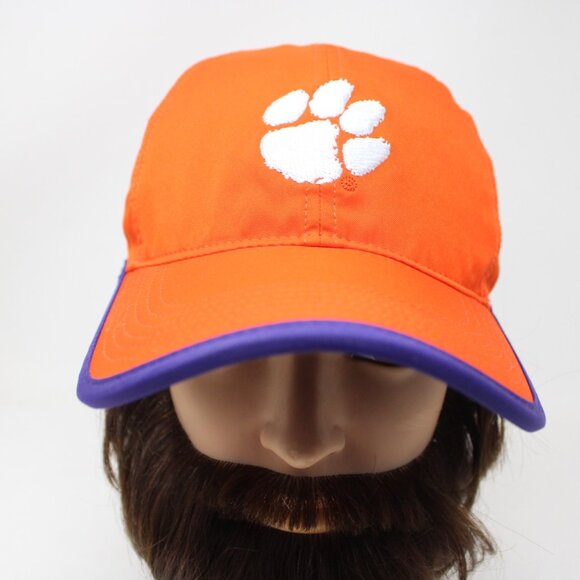 Nike Clemson Tigers Featherweight Hat Adult Adjustable OSFM Orange Cap Dri-Fit - Picture 1 of 14